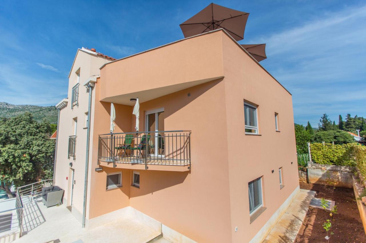 Casa Lidia - Modern & Spacious & Few Steps To Beach & Breathtaking View Zaton  Exterior foto